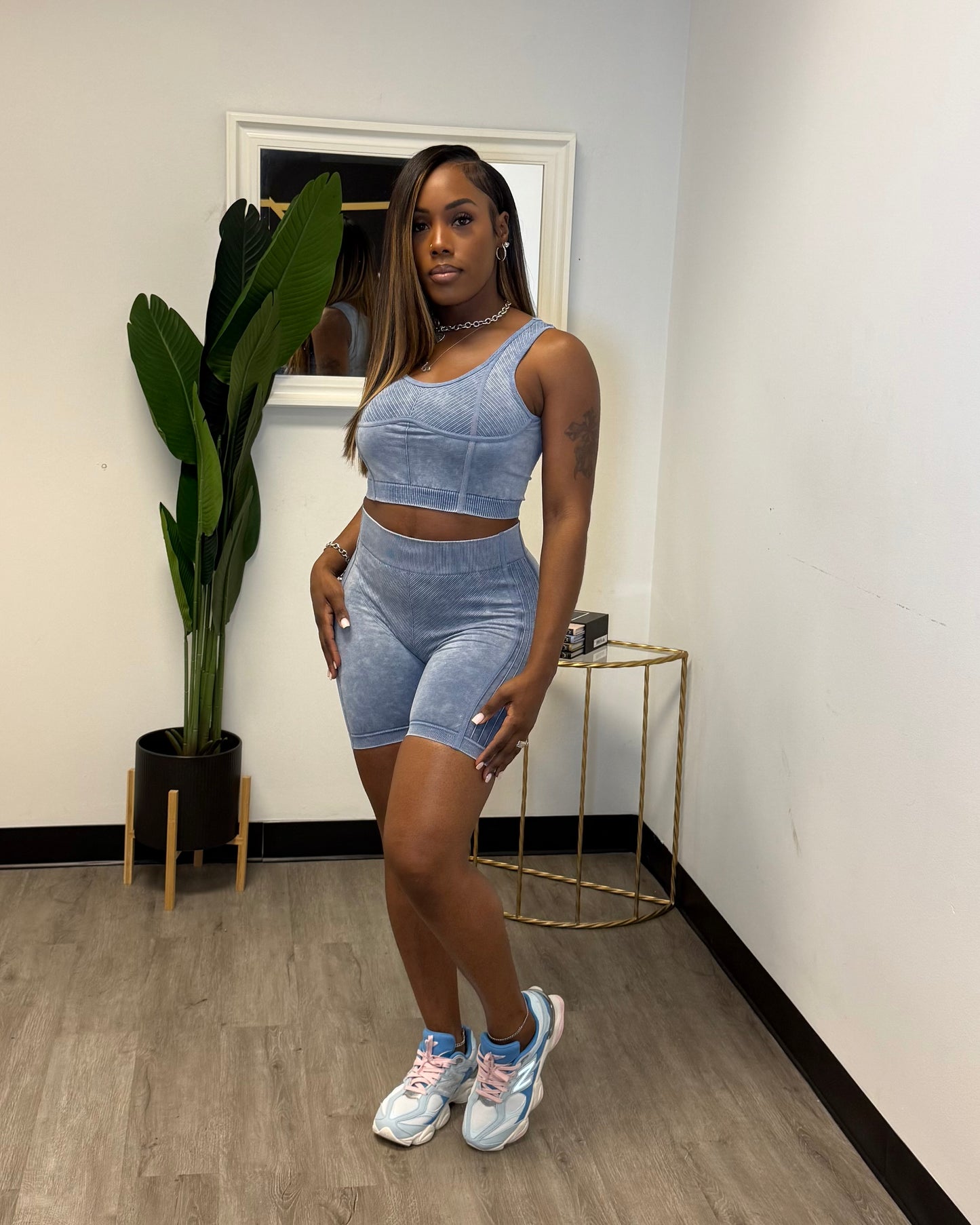 Lori Set - Denim Blue