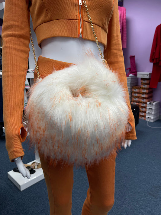 Faux Fur Handbag