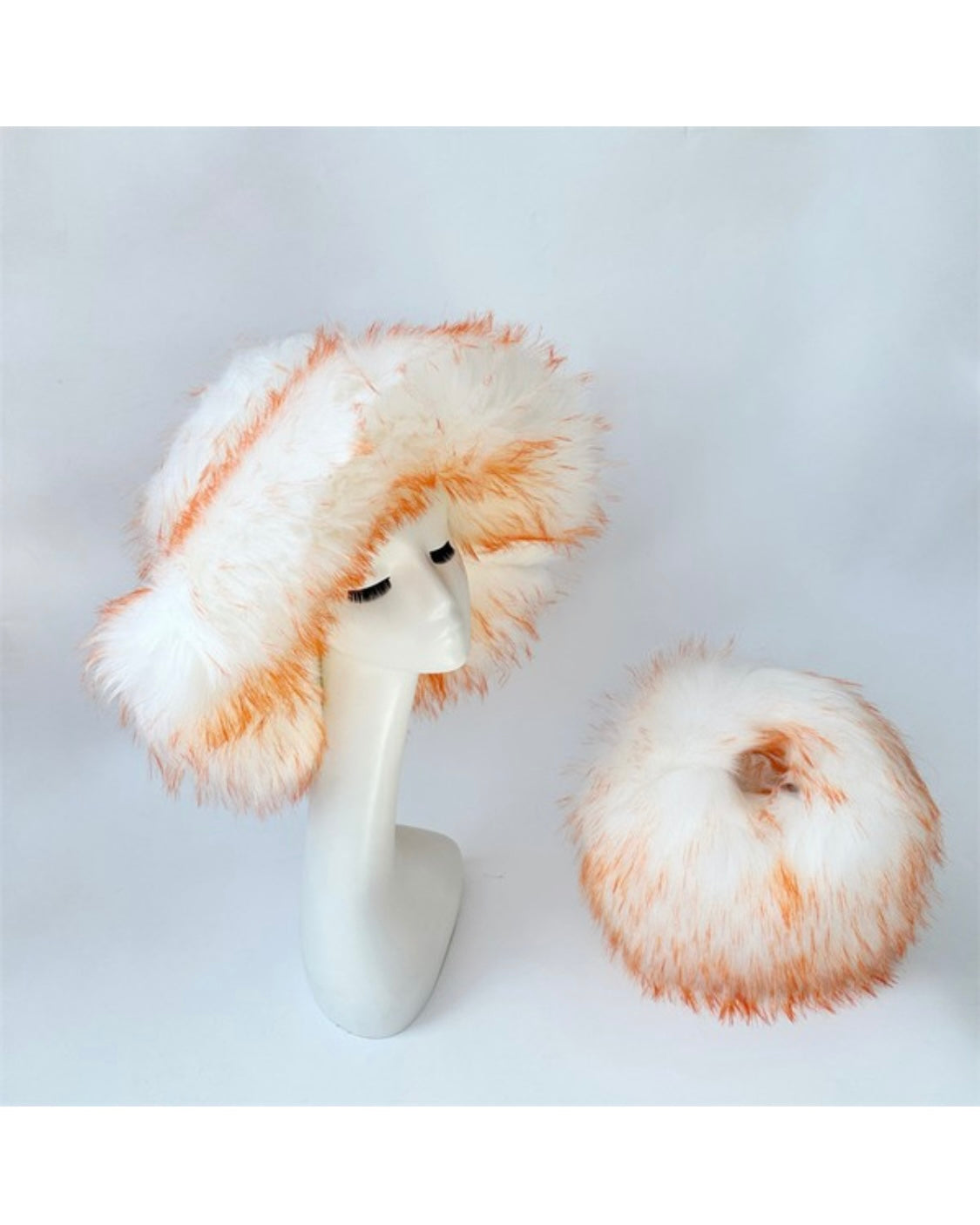 Faux Fur Hat & Purse Set