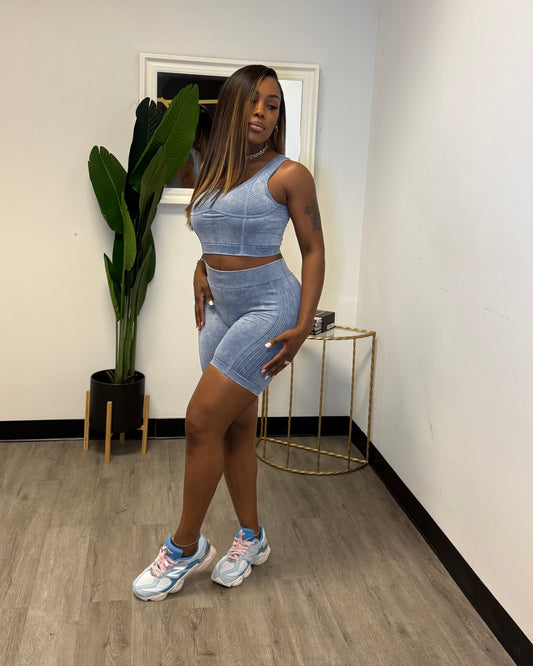 Lori Set - Denim Blue