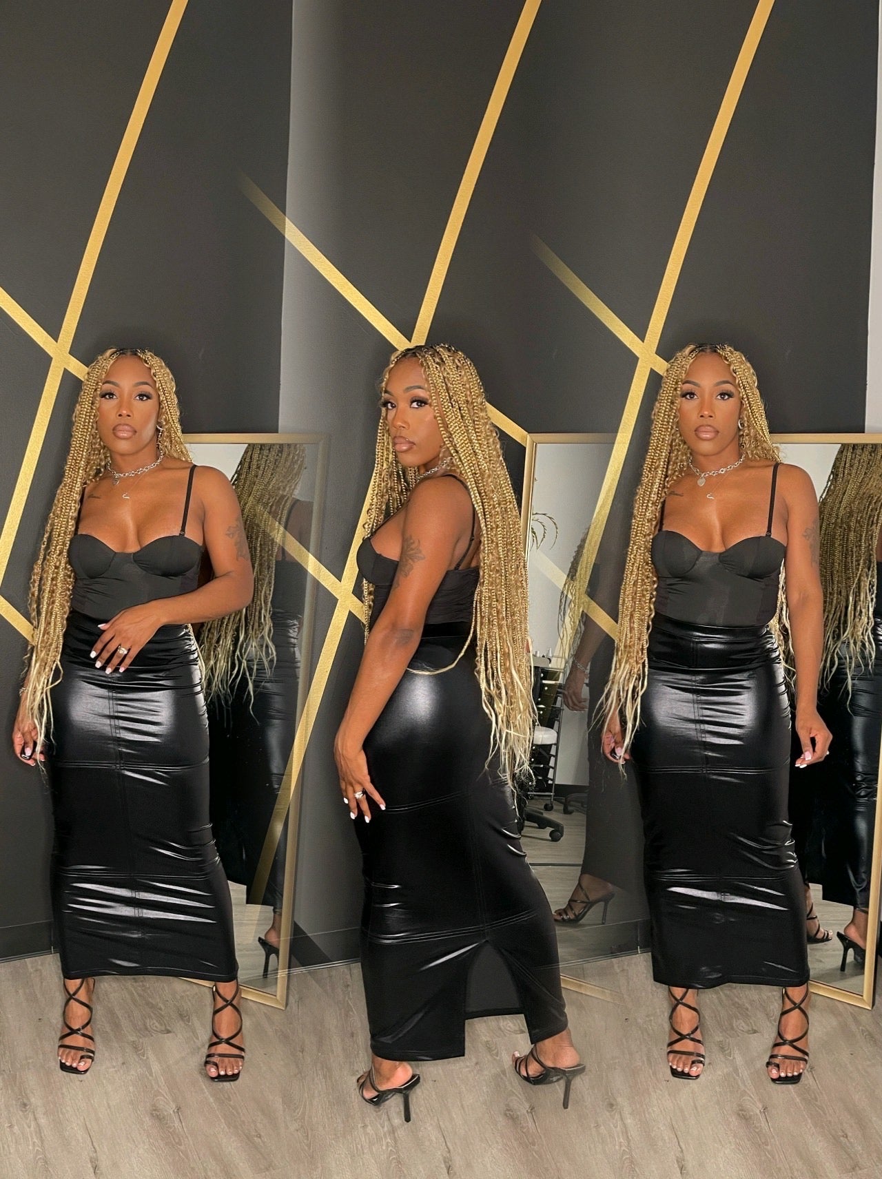 Star Skirt - Black