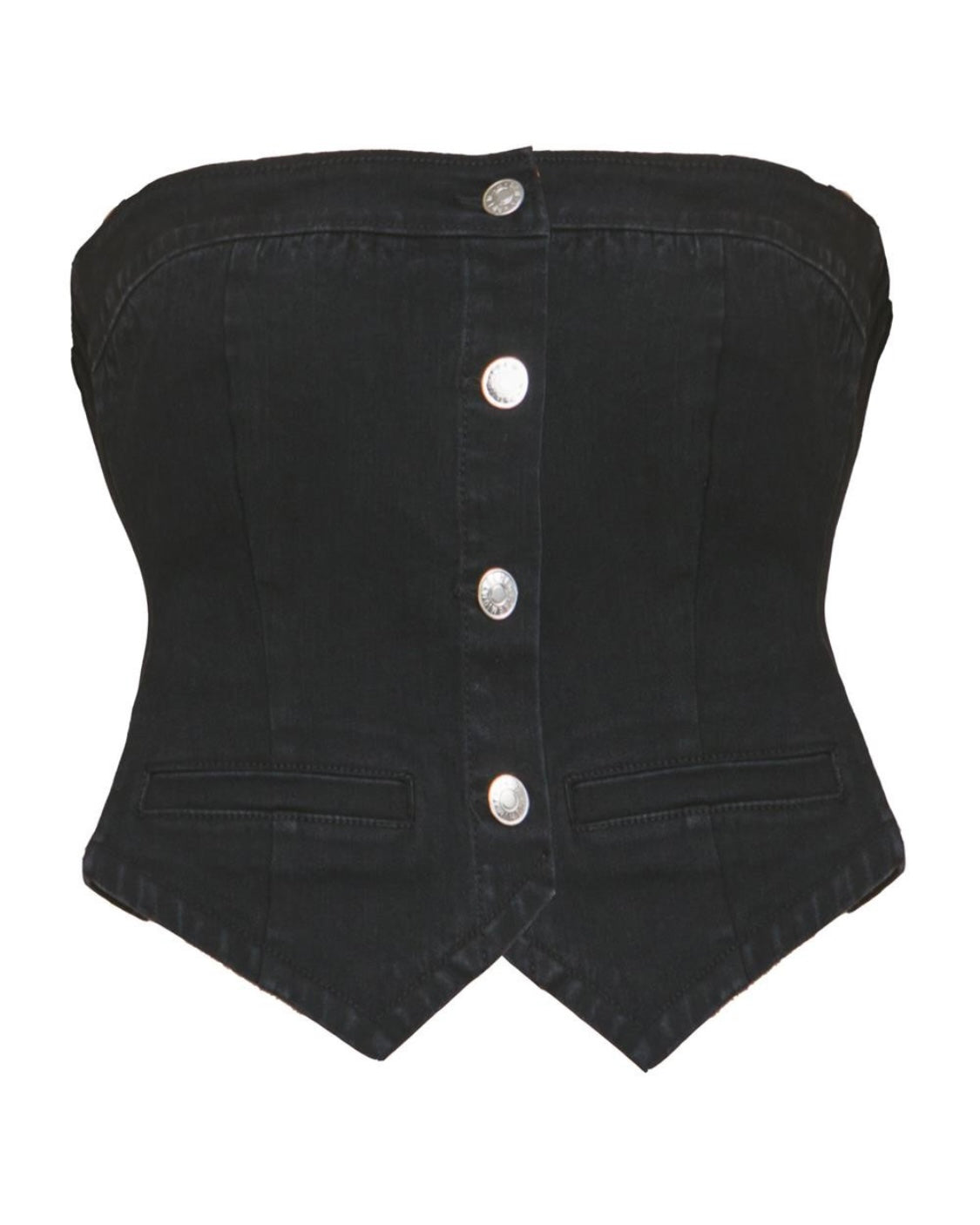 Denim Crop Top