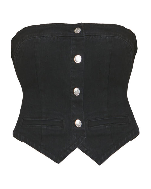 Denim Crop Top