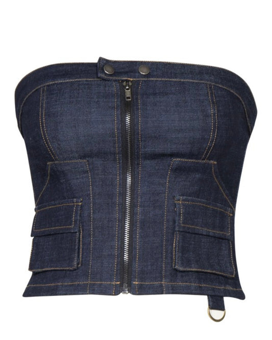 Dess Denim Top