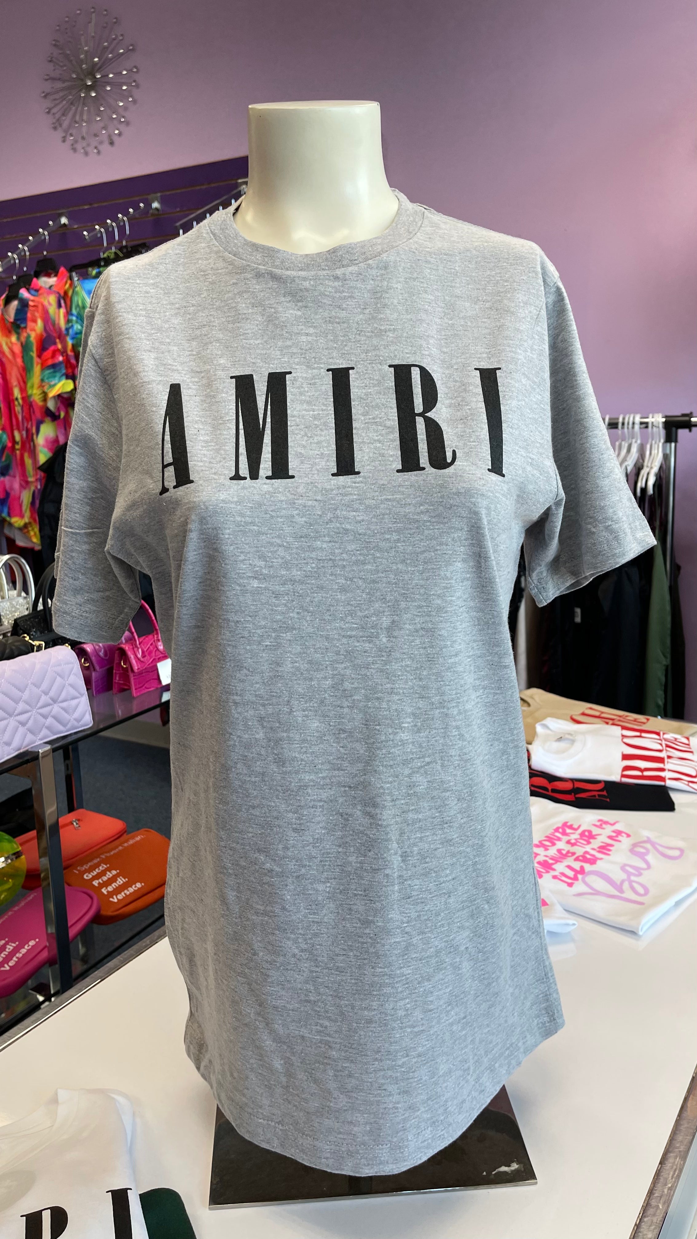 Grey amiri deals shirt