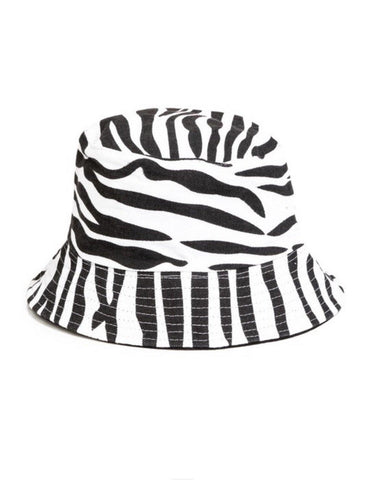 Zebra Print Bucket Hat - ShaeShoeBox