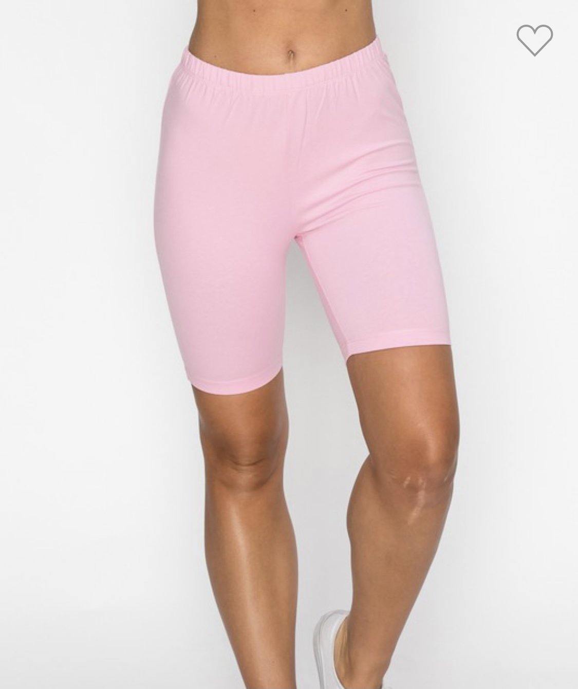 Biker Shorts- Pink - ShaeShoeBox